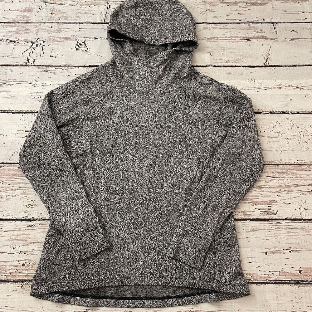Lululemon Women's 10 Pick Up The Pace Long Sleeve Hoodie Jacquard w/ Thumb Holes